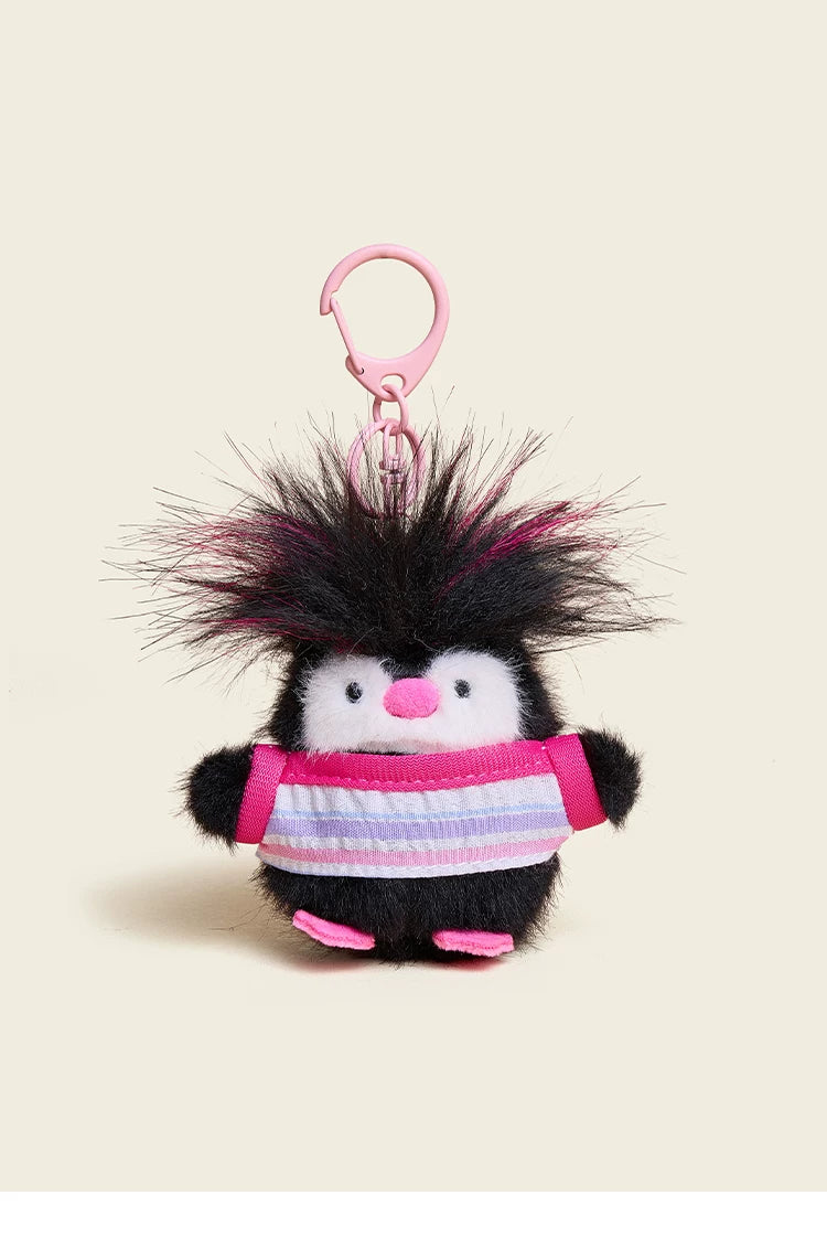 HAVEROSE Straight-A Student Penguin Bag Keychain Plush Pendant