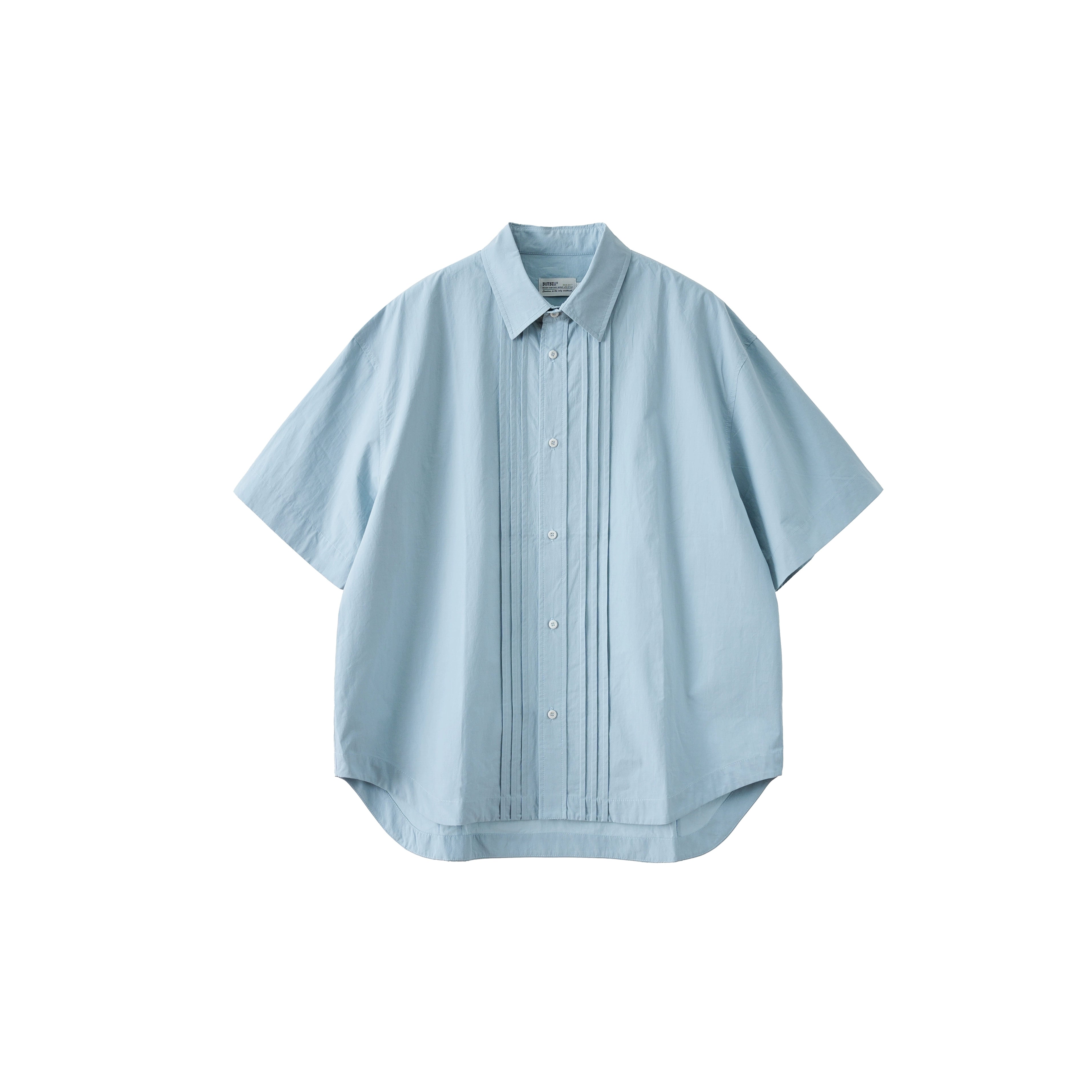 BUTTBILL Commuter Japanese organ pleated cotton Shirt