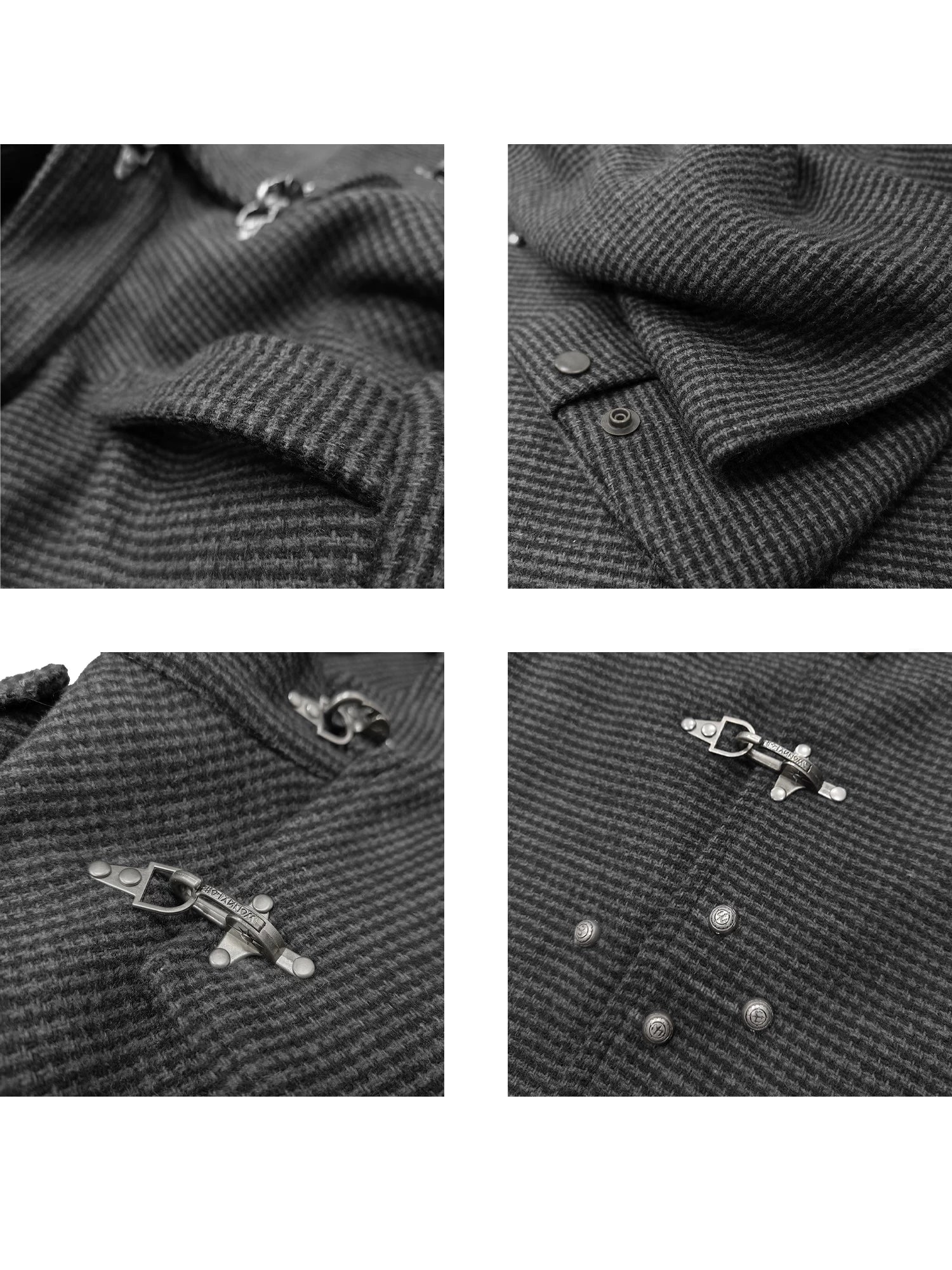 WANNA LAB Vintage Stand-Up Collar Short Jacket