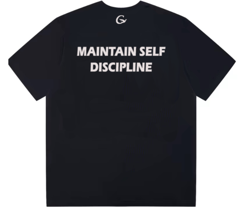 GTAL American Print Quick-Drying Elastic Crew Neck Tee