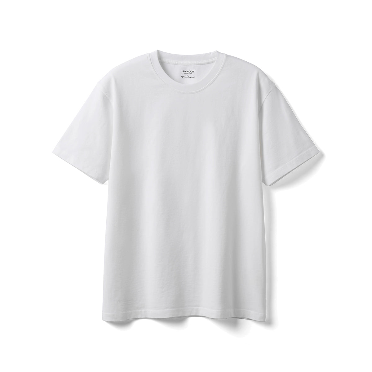 Simwood Basic Heavy Casual Round Neck Tee