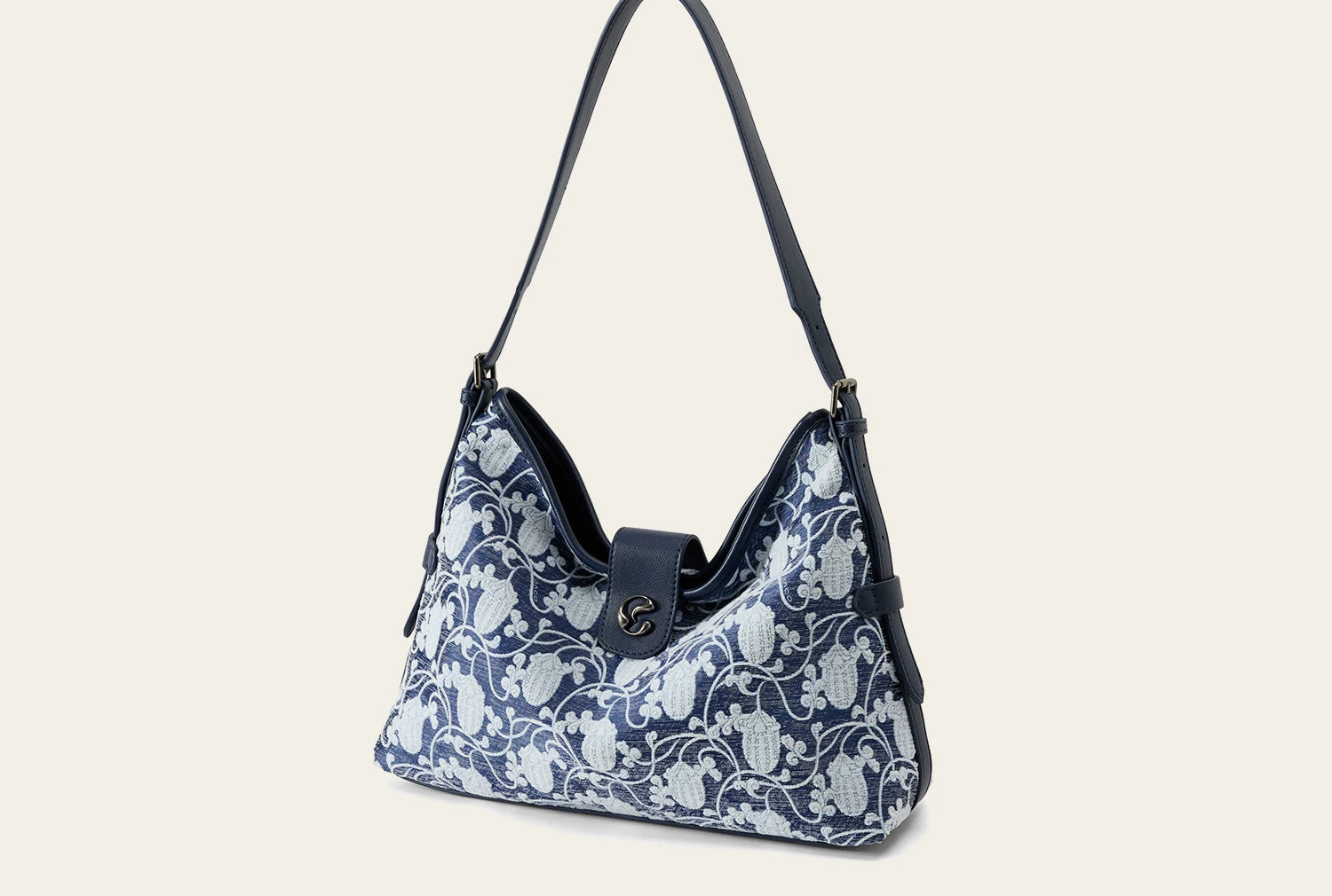 JACD Guochao Retro Large-capacity Shoulder Messenger Bag