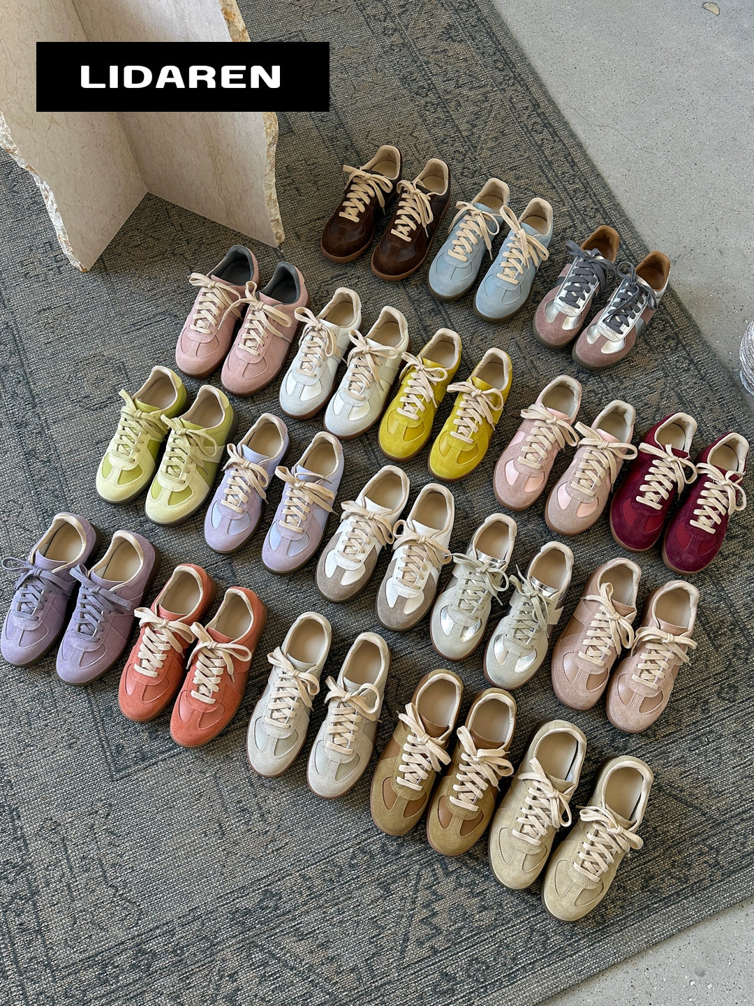 Lidaren Produced Vintage Inner Heightening Sneakers