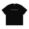 Loopsoon Front and Rear Multi-line Alphabet Printed Tee