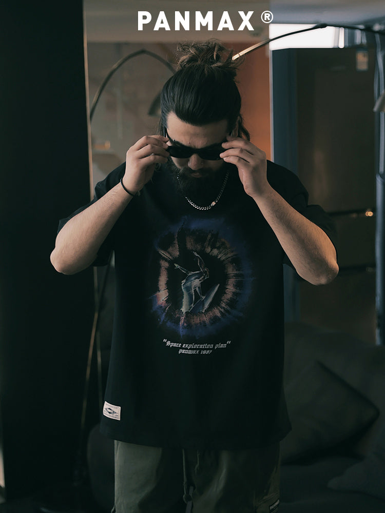 PANMAX American Dark White Ink Digital Printing Tee