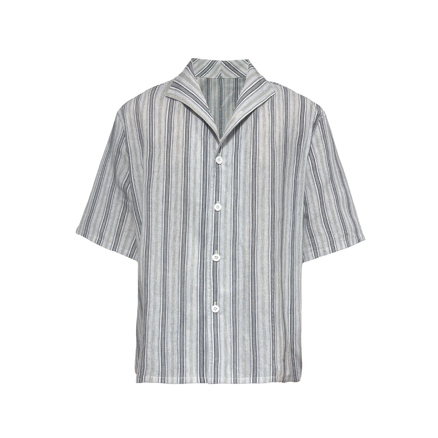 JCAESAR Striped Breathable Short-sleeved Shirt