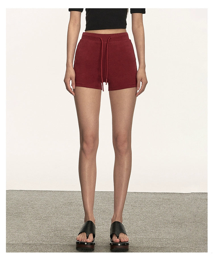 Anna Aneae High-waisted Casual A-string Shorts