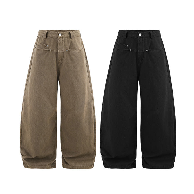Inflation Rivet Wide Leg Vintage Scimitar Casual Pants