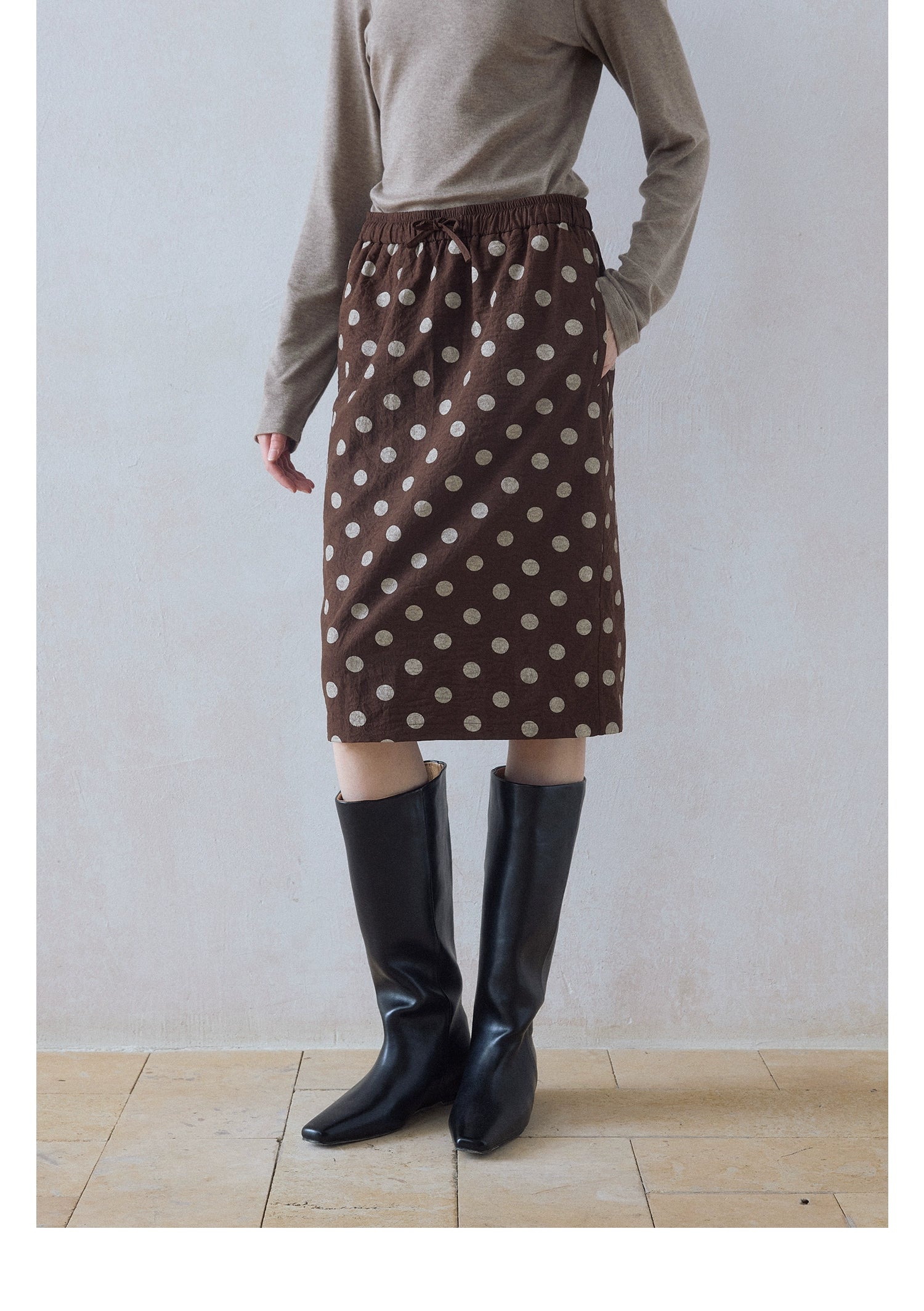 DIMC Retro Miu Polka Dot Skirt