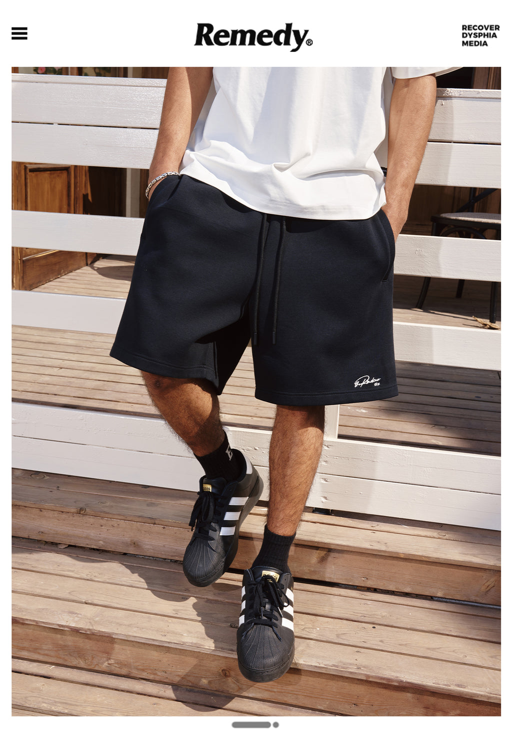 Remedy air layer sports five-point sweatpant Shorts