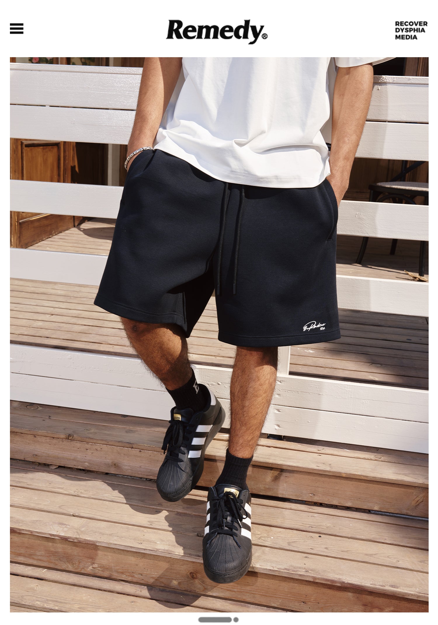Remedy air layer sports five-point sweatpant Shorts