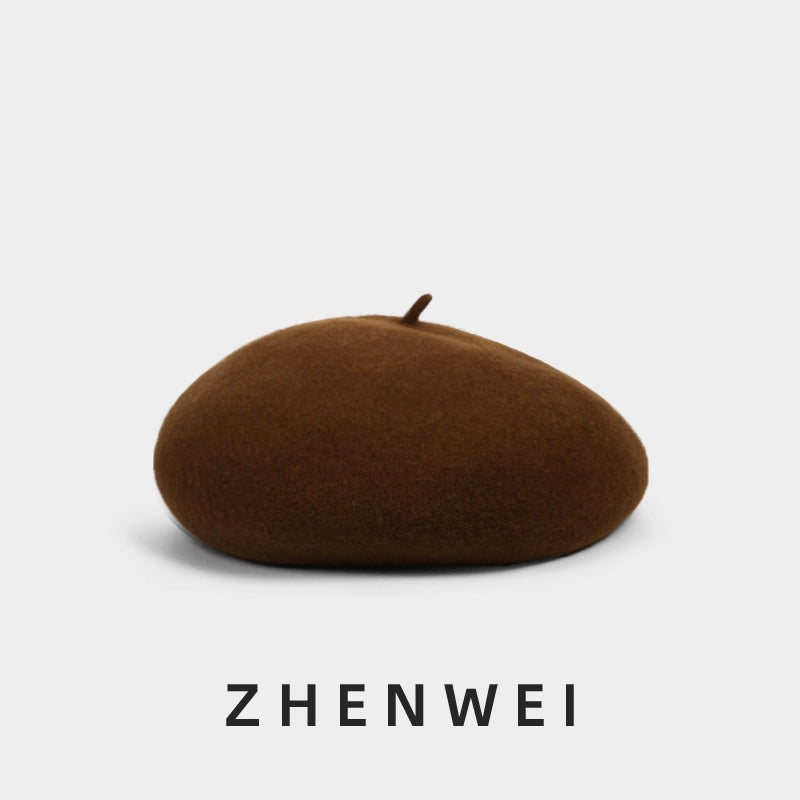ZHENWEI Premium Full Wool Beret