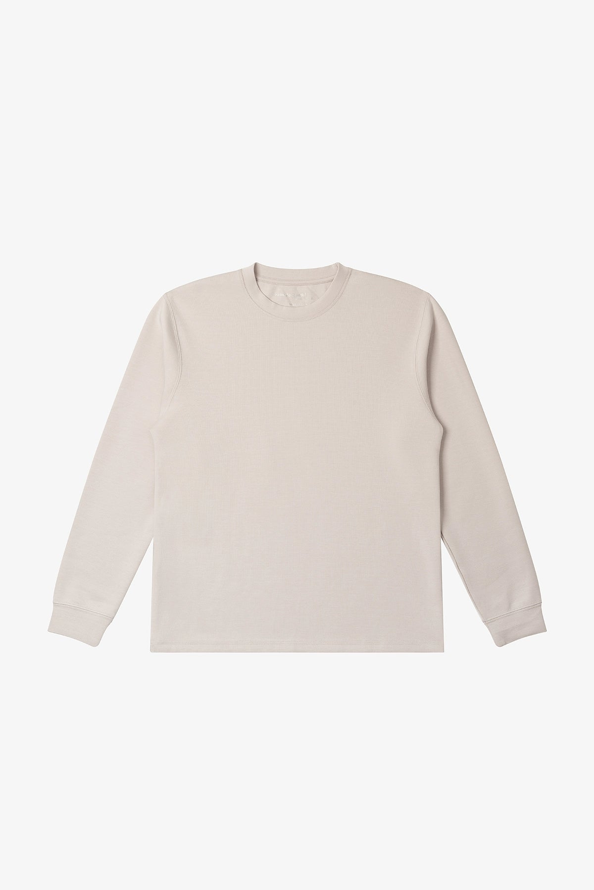 NO LOGO Soft Waxy Silky Smooth Base Loose Long Sleeves
