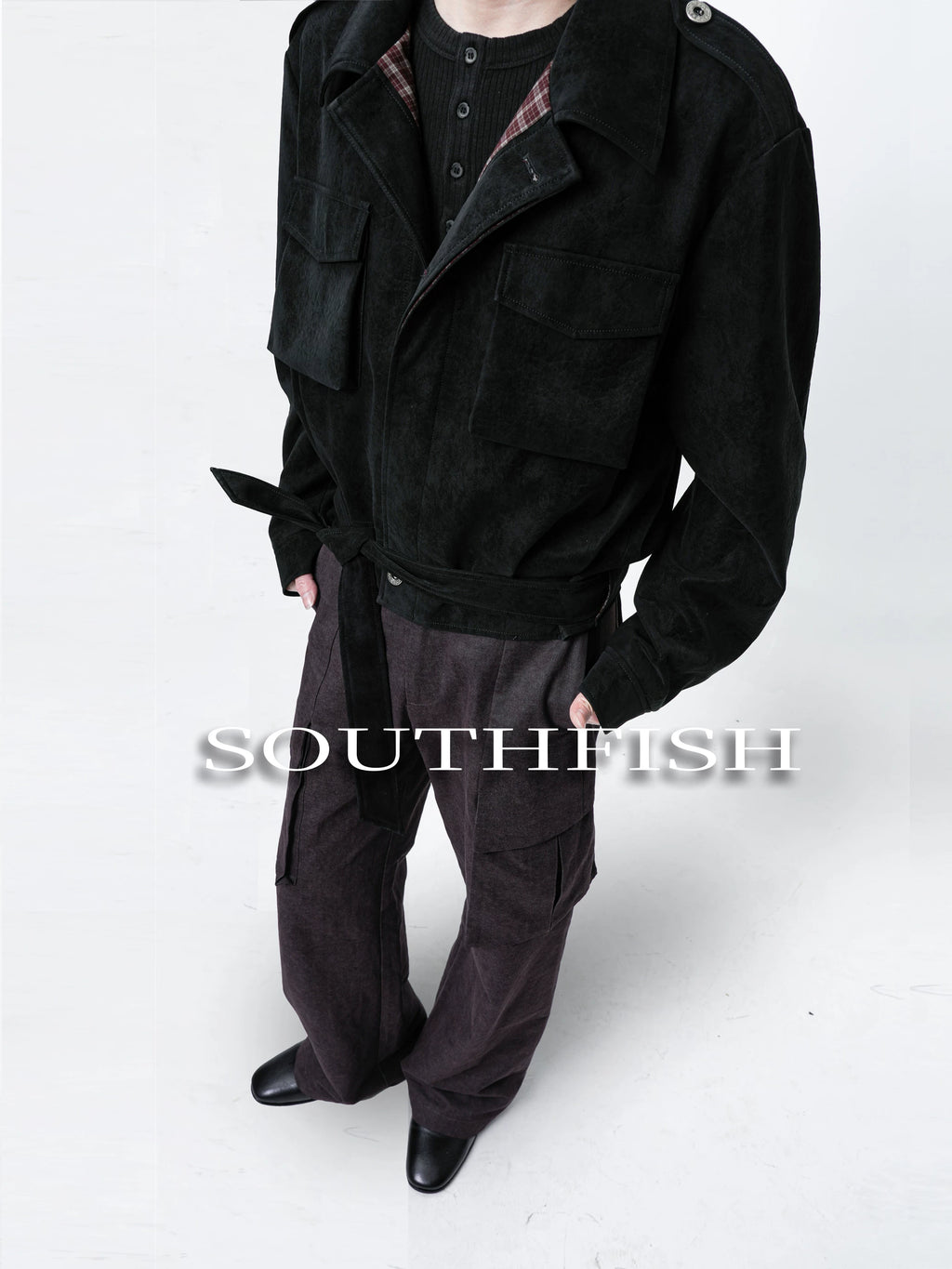 SOUTHFISH Vintage Lapel Jacket