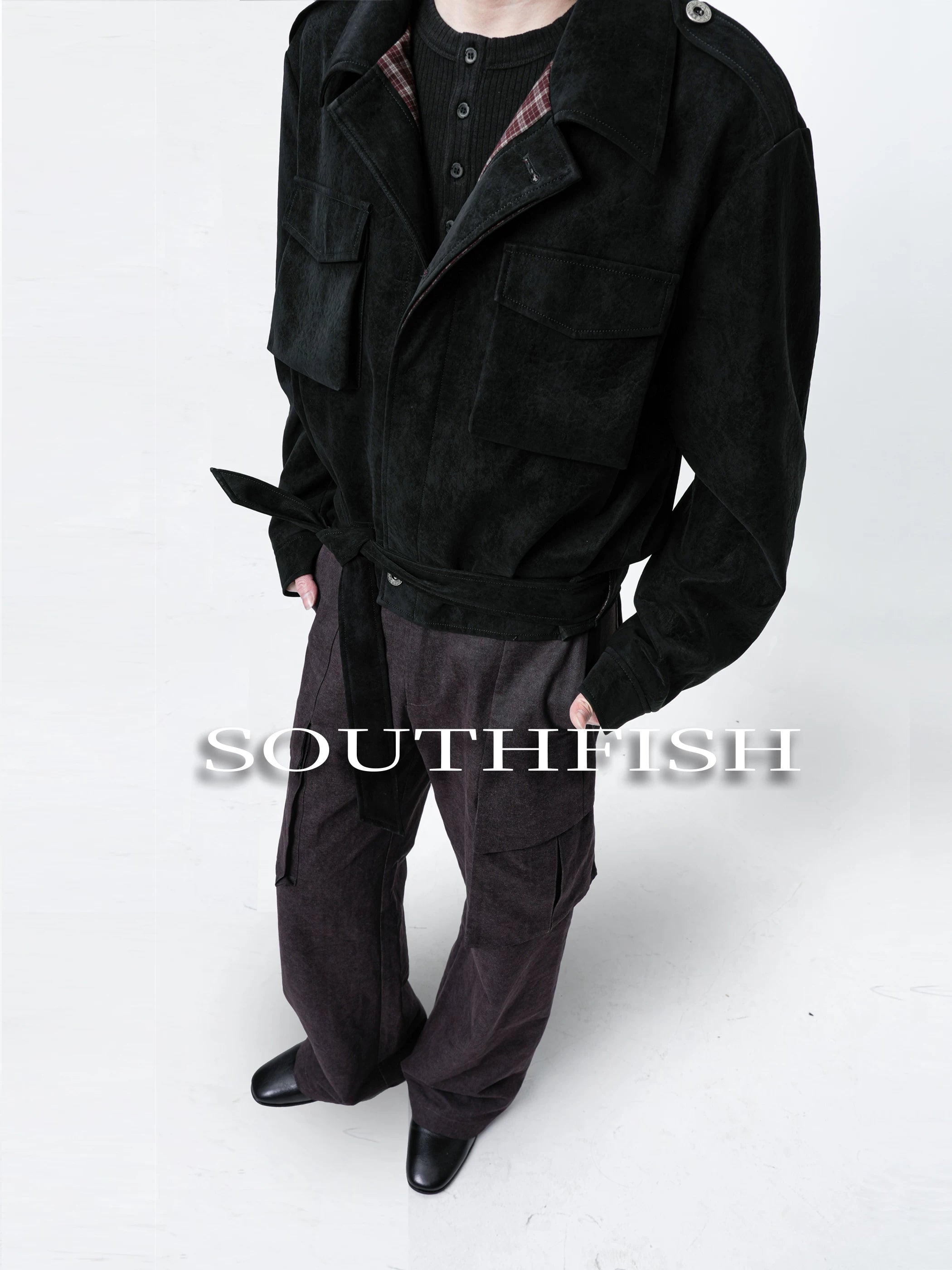 SOUTHFISH Vintage Lapel Jacket
