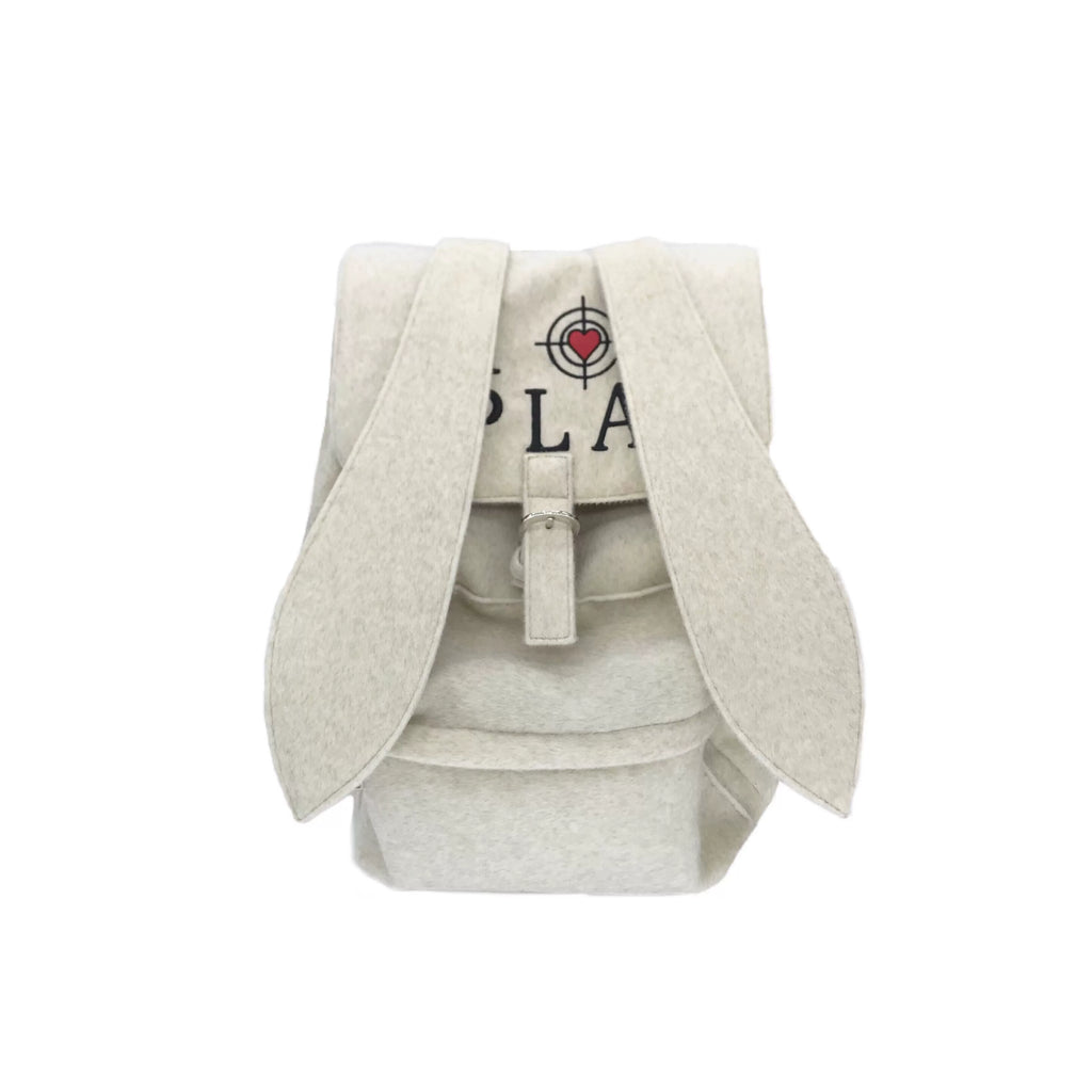 SAUCE Mink Rabbit Ear Embroidered Backpack