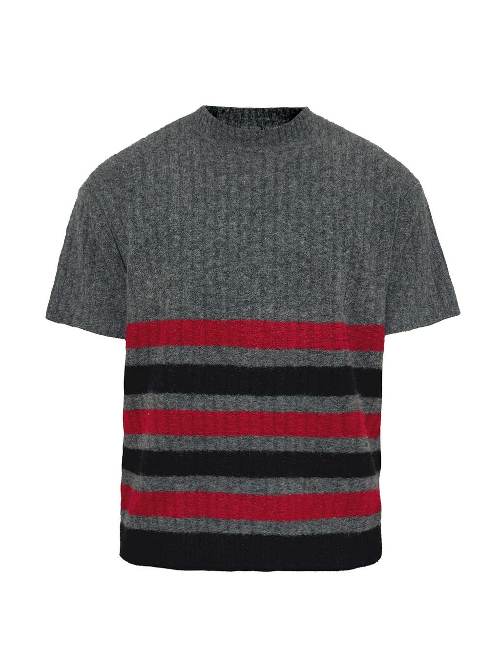 JCAESAR Vintage Striped Woolen Tee