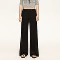 Anna Aneae High Waist Wide Leg Skinny Suit Pants