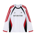 MATCHA STORY Thin Sports Racing Suit Sweater