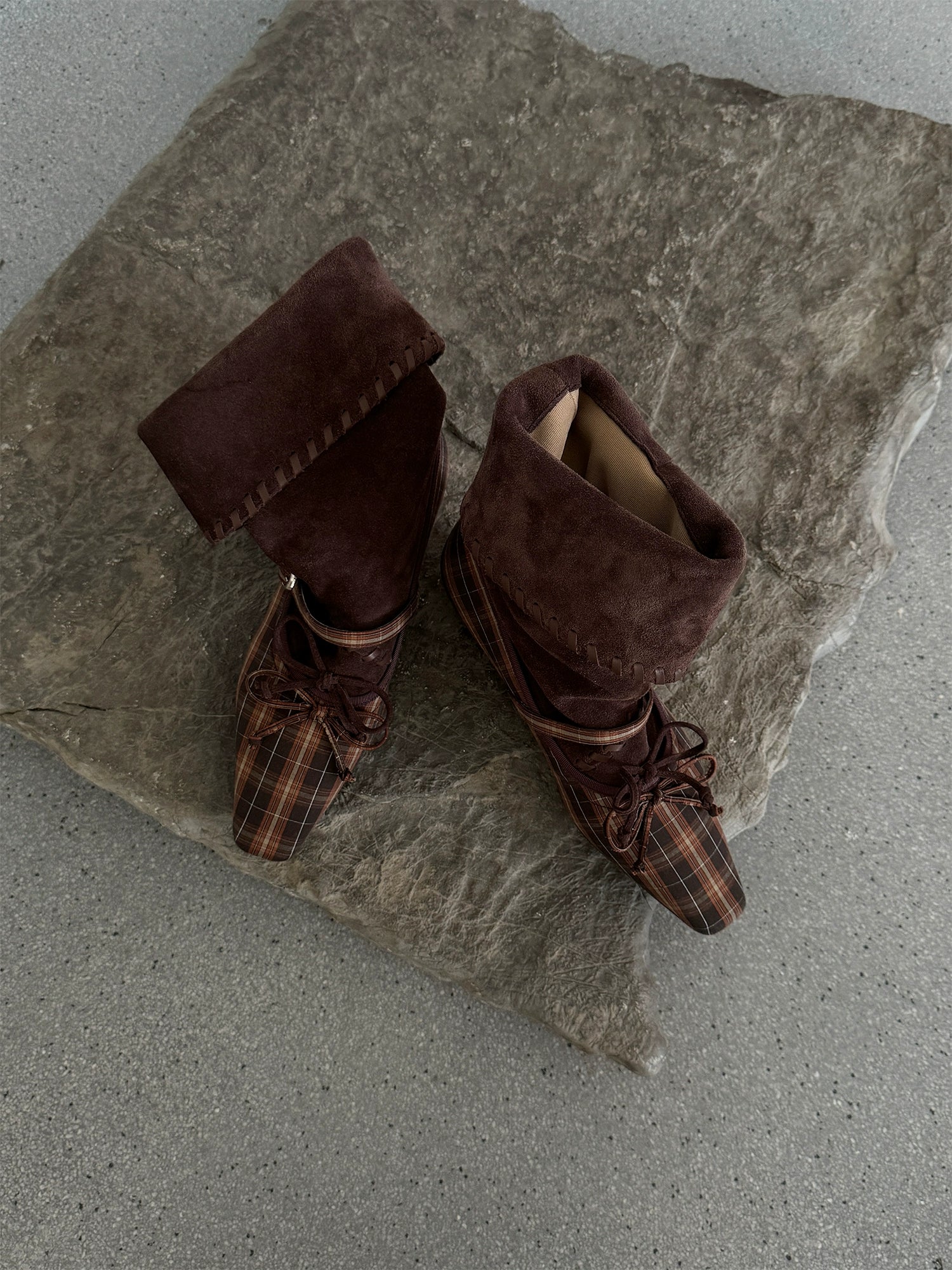 Milooey Leather Platform Boots