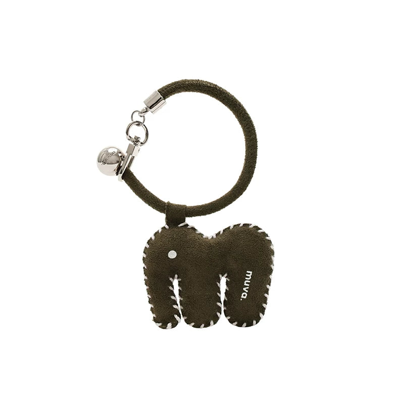 MUVA Autumn and Winter Velvet Color Elephant Cute Bag Pendant