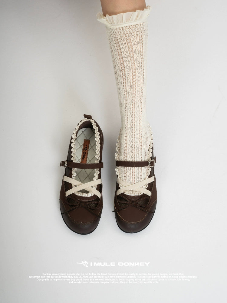 Donkey French Retro Shoes