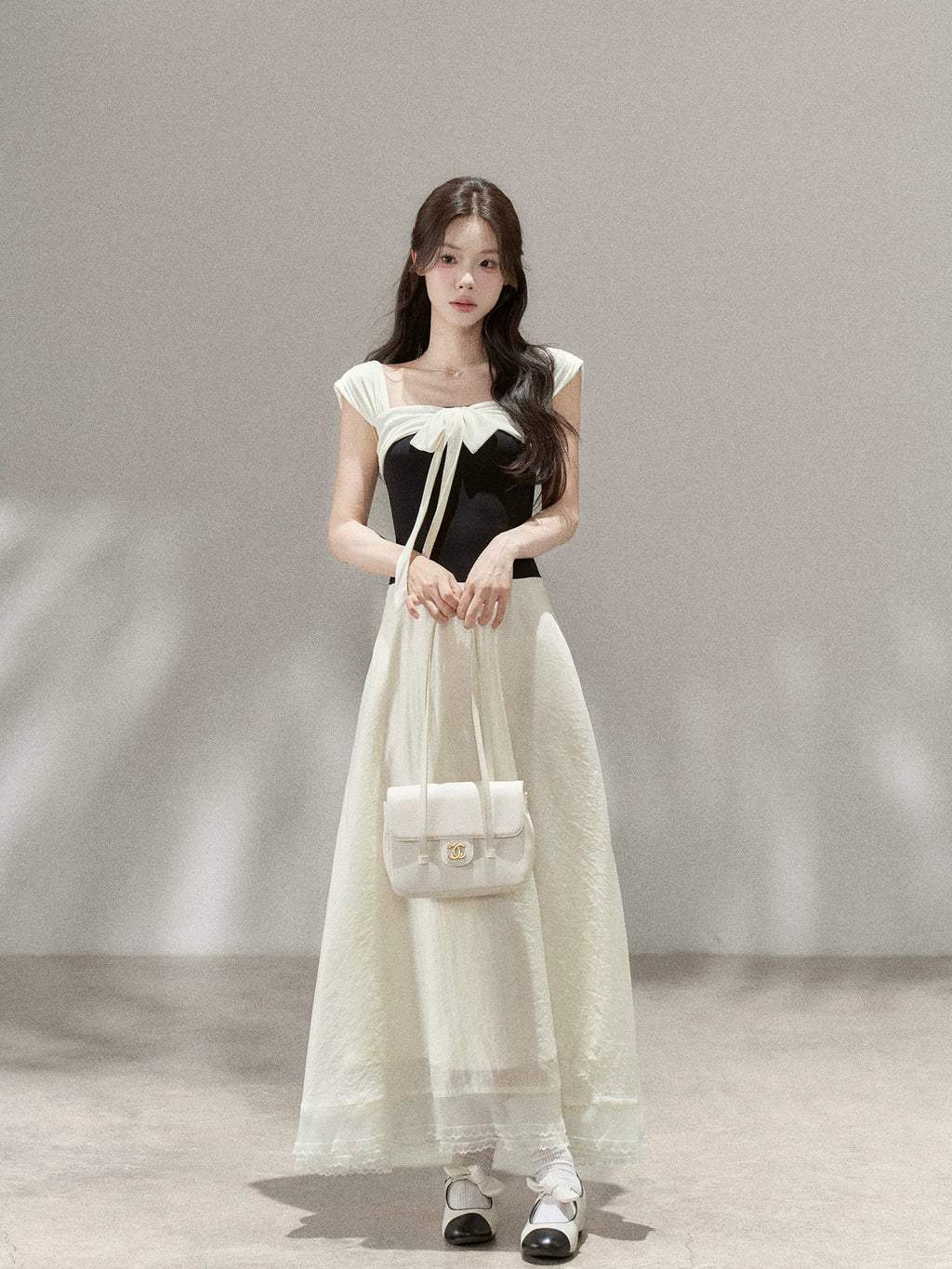 One Wildberry Retro Fake Two Waist Dress