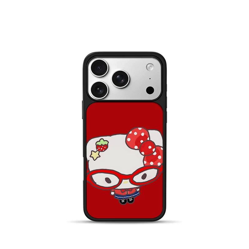 Pbcase Glasses Cat Cat Simple Apple Phone Case
