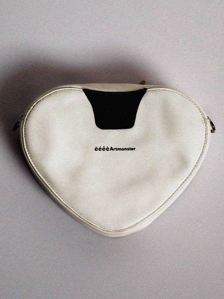 EeeeArtmonster Satchel Adjustable Creative Small Leather Bag