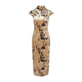 FINDYAWINGS New Chinese Velvet Cheongsam Dress