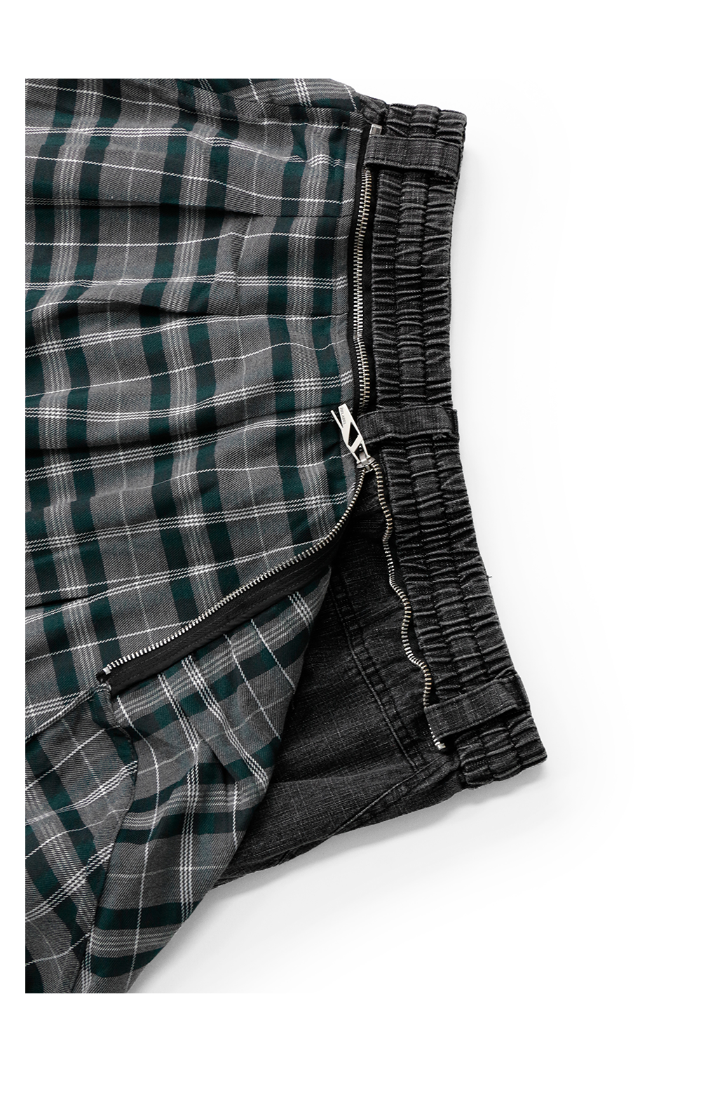 RELABEL Removable Fart Curtain Denim Eight-point Shorts