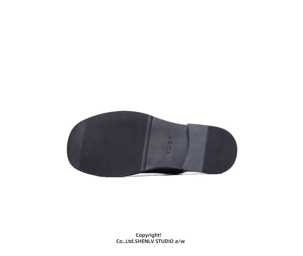 SHENLV STUDIO Leather Clogs