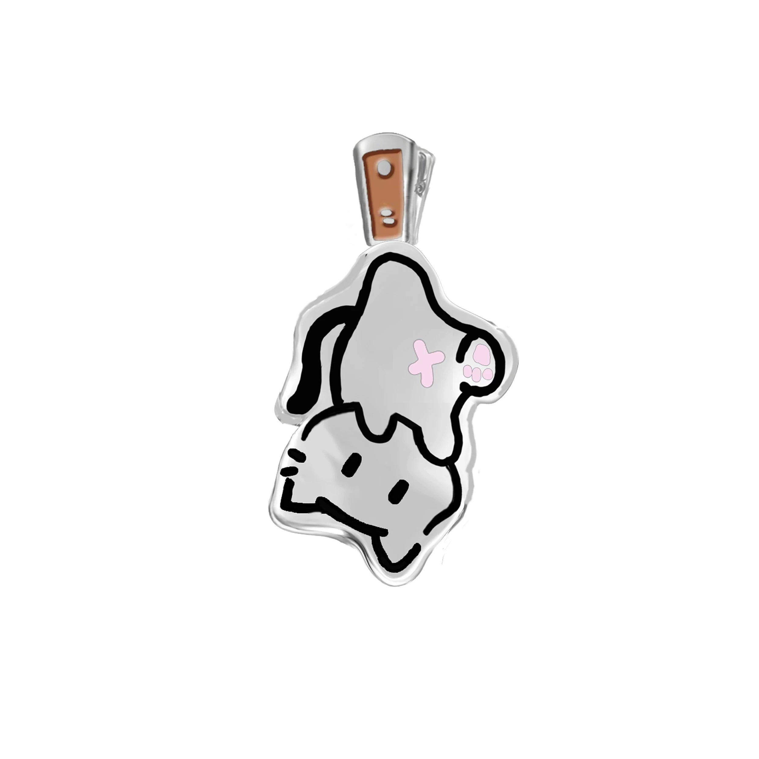 MASW Cute Cartoon Kitten Dog Stud Earrings