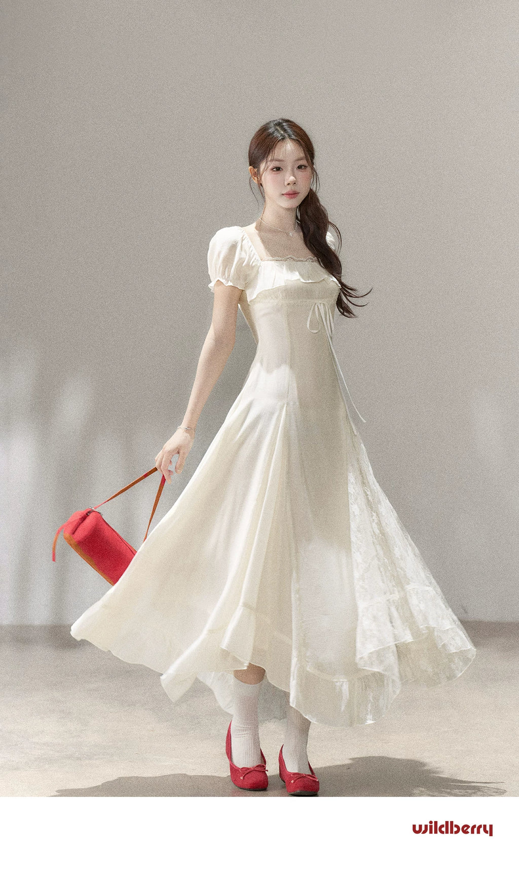 Wildberry Gentle Waist Short Sleeve Dress