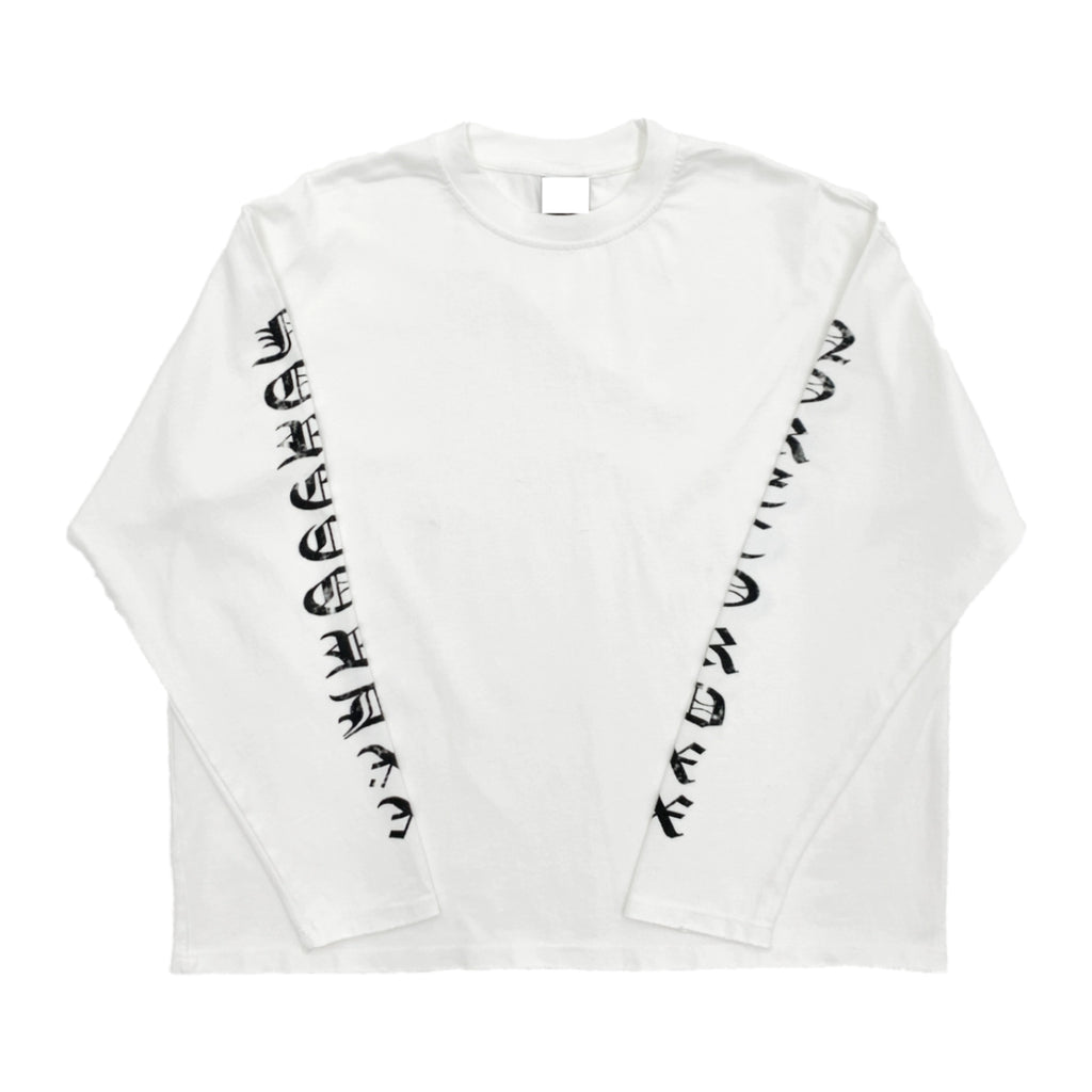 MICHINNYON Letter Print Casual Loose Long Sleeve