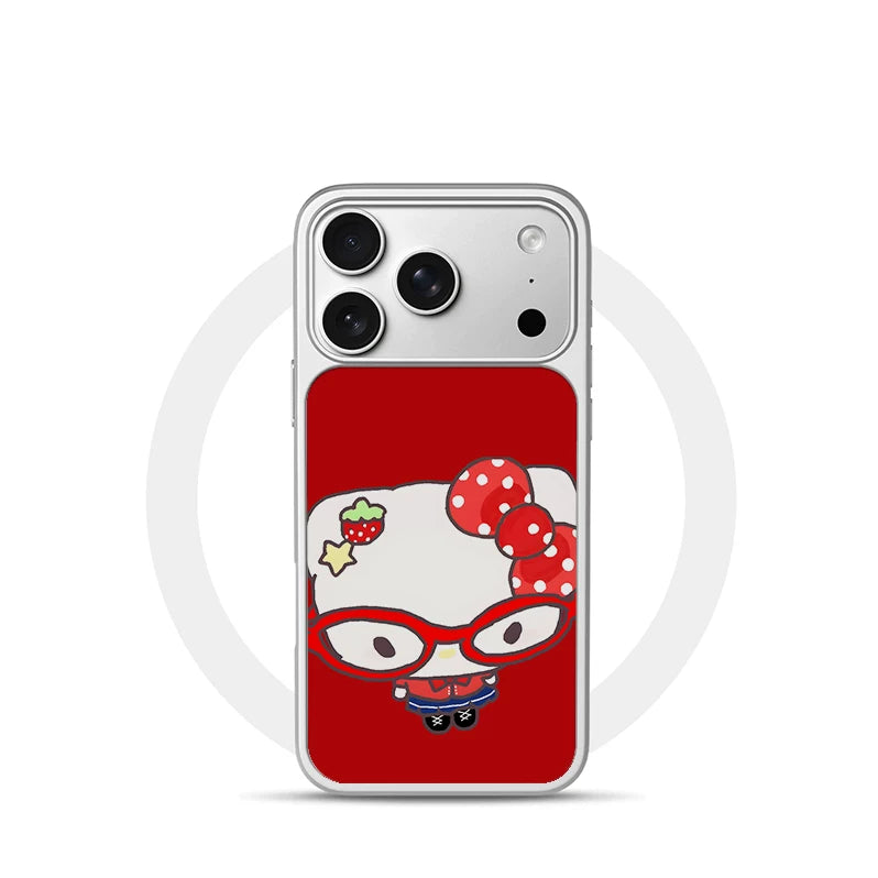 Pbcase Glasses Cat Cat Simple Apple Phone Case