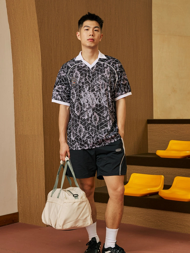 LUSHISI Sports Training Casual Polo Shirt