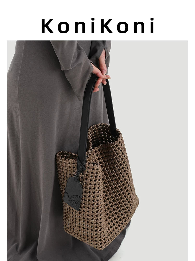 KoniKoni Hand-woven Shoulder Armpit Bag
