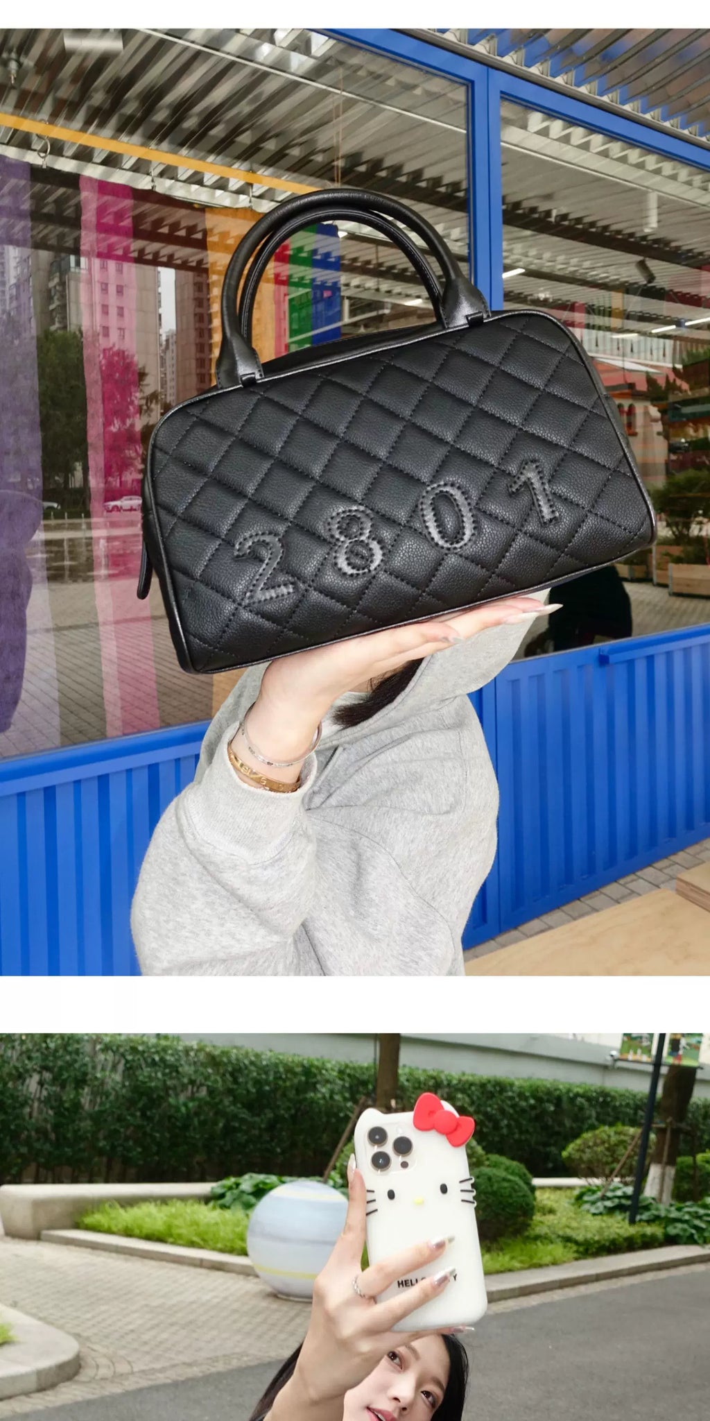 2801project  Rhombus Large Capacity Handbag