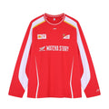 MATCHA STORY Splicing Thin Sports Loose Long Sleeves