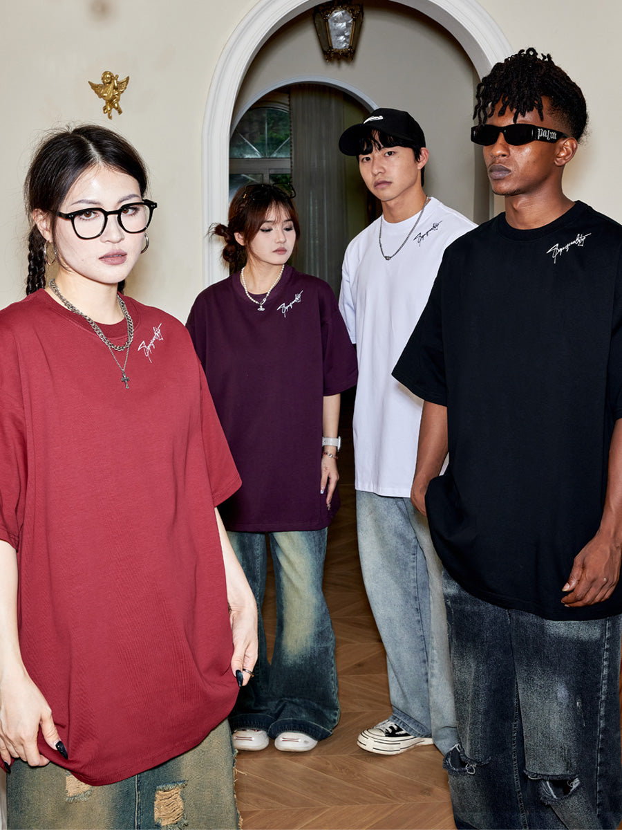 The 76th human NMK handwritten 100% Cotton Tee