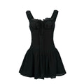 Veryrareme Tencel Square Neck Cinched Waist Sundress