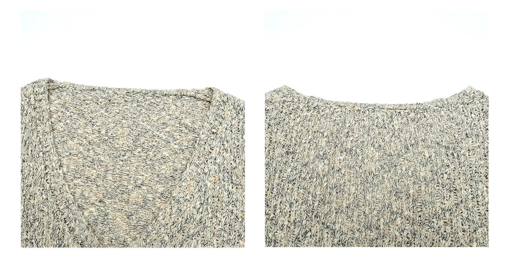 Audwyn Vintage Slim Skinny Knitted Long Sleeves