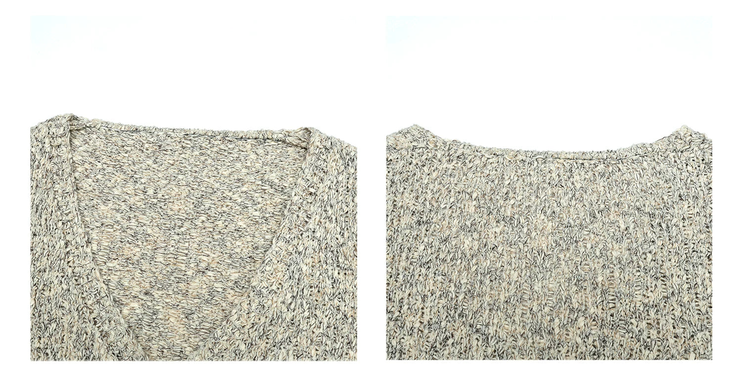 Audwyn Vintage Slim Skinny Knitted Long Sleeves