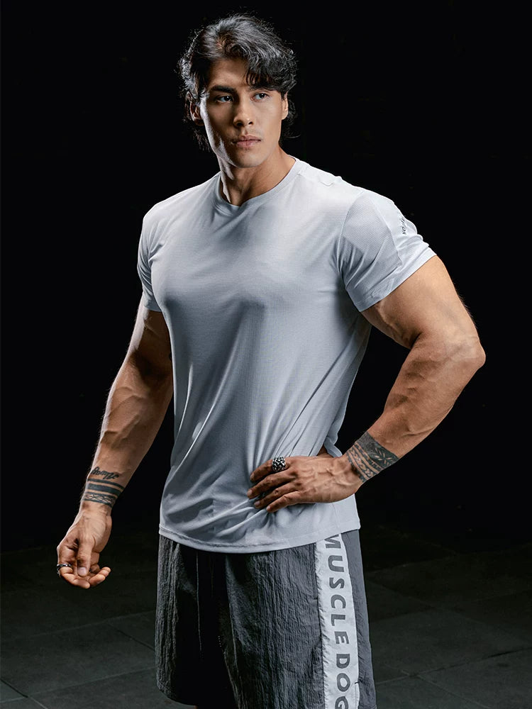 MuscleDog Quick Drying Sports Breathable Tee