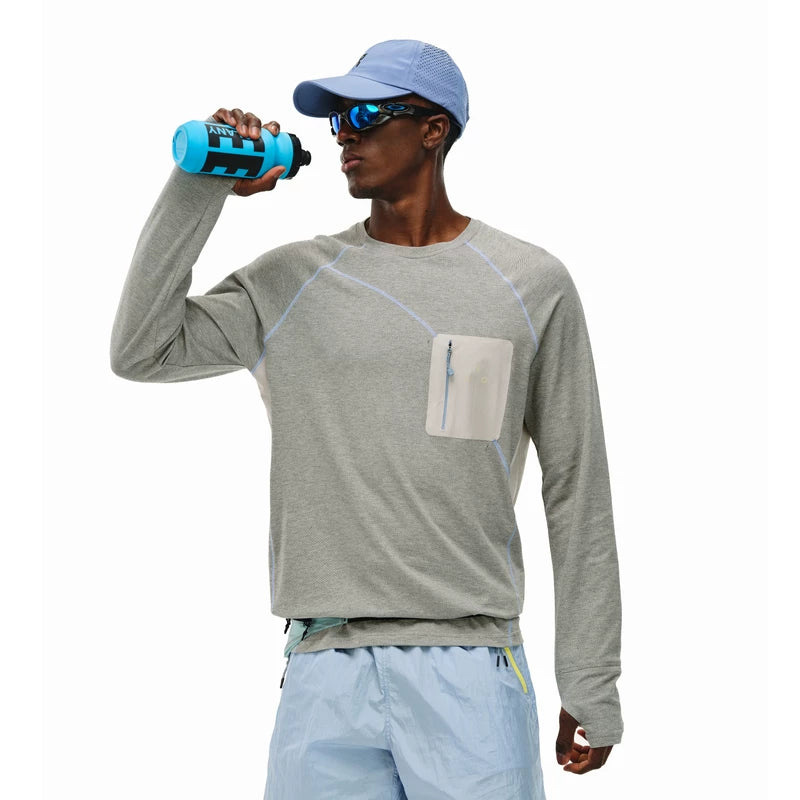 FPA Sports Crew Neck Casual Contrast Long Sleeves