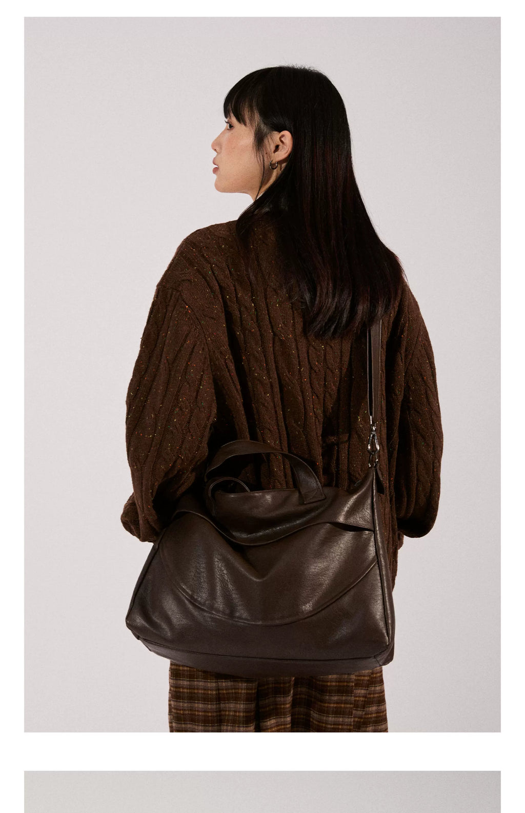 LR MADE Matte Crossbody Shoulder Bag