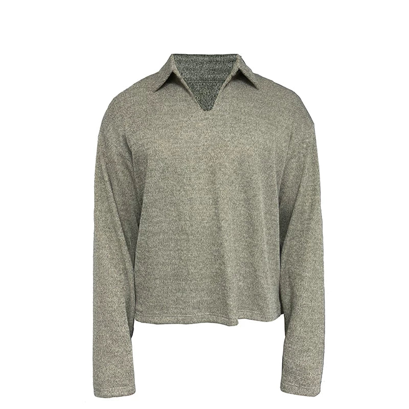 JCAESAR V-neck Versatile Long Sleeve