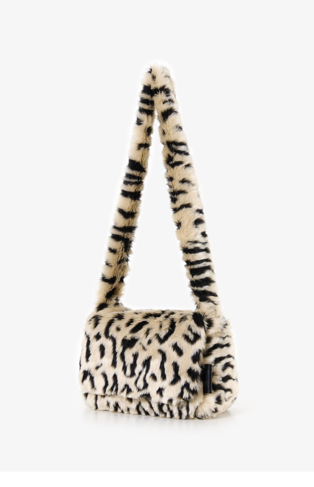 DirtySix spotted leopard flip square bag