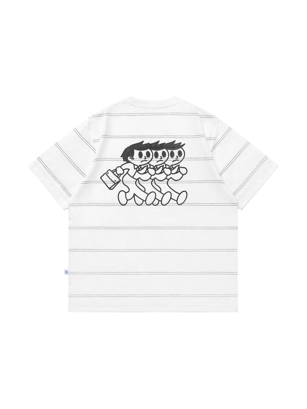 BENT IDEA Casual Striped Loose Tee